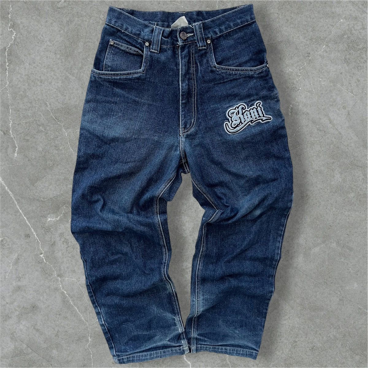 JNCO × Japanese Brand Vintage Baggy Rap sk8 Jnco Style Washed Jeans y2k Size US 28 / EU 44 - 3 Thumbnail