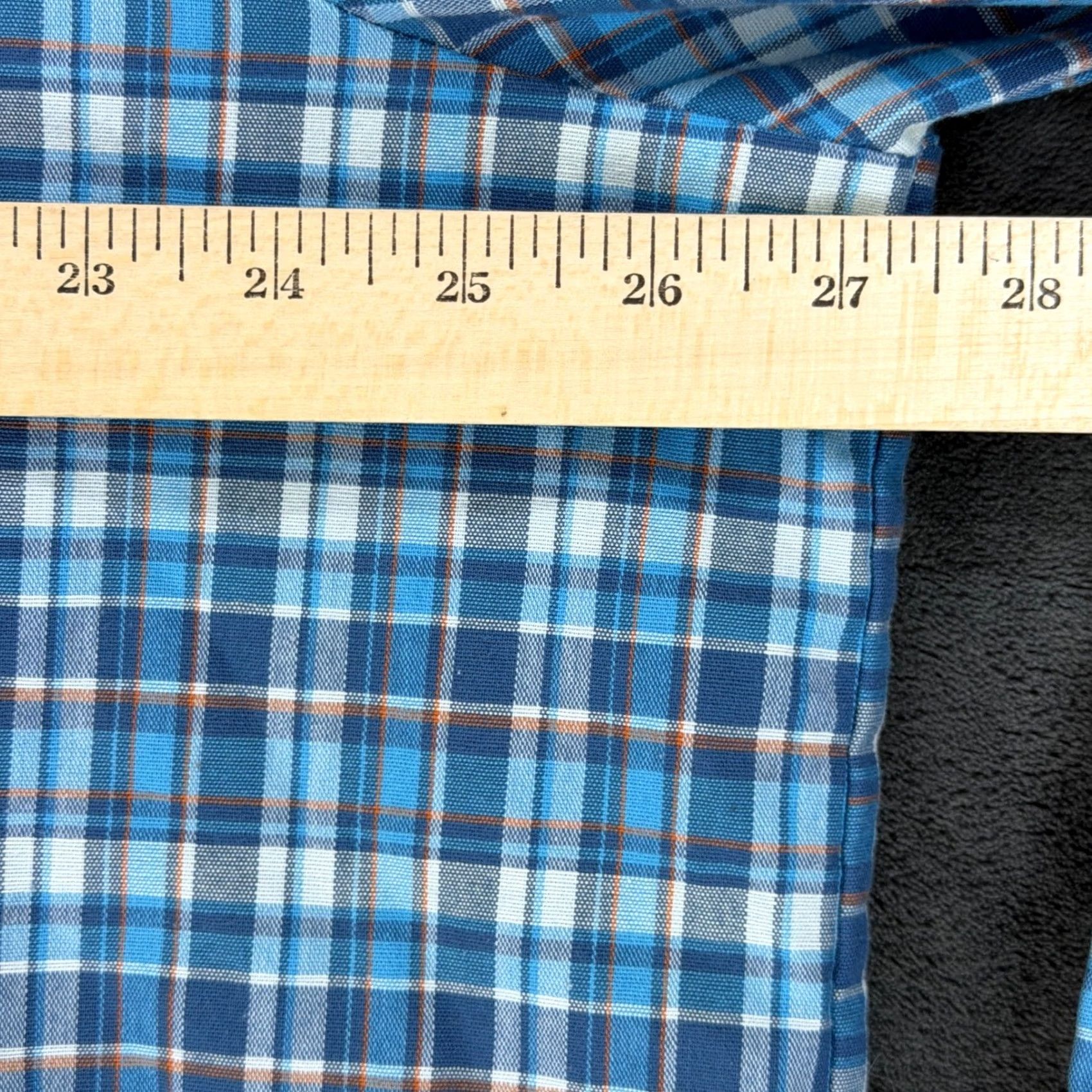 Vintage VINTAGE Big Mac Mens Shirt Western Plaid Long Sleeve Pearl Snap XXL Blue Size US XXL / EU 58 / 5 - 4 Thumbnail