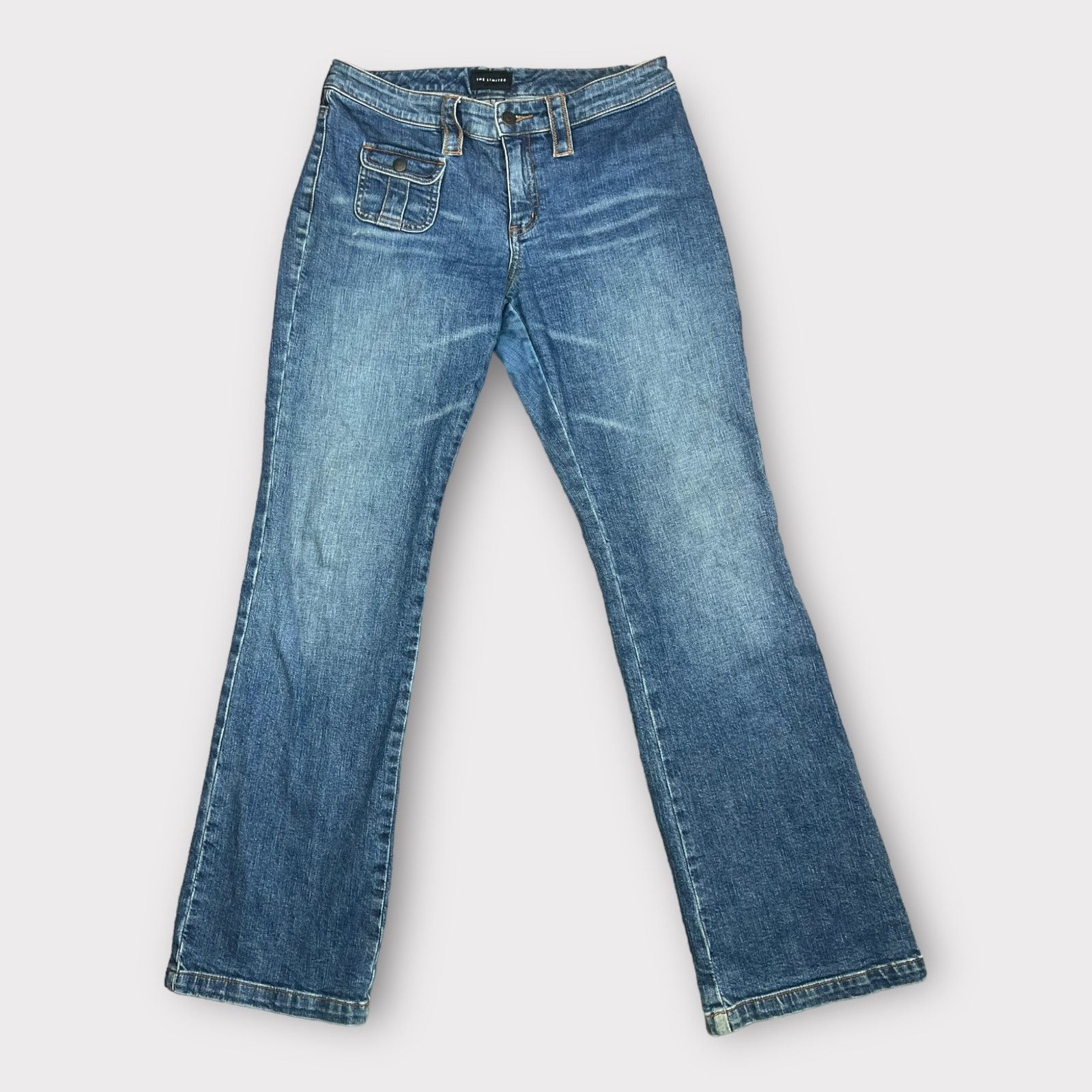 Vintage The Limited | Vintage Y2K Bootcut Nautical Jeans | 6 Size 28" / US 6 / IT 42 - 7 Thumbnail