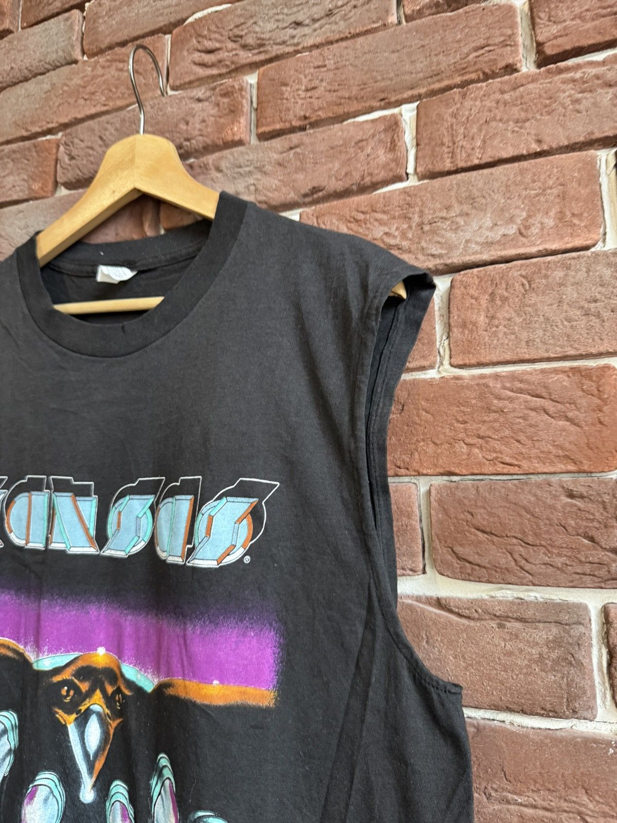 Band Tees Vintage 1990 KANSAS European Tour Rock Band Tee 90s Hrail Size US XL / EU 56 / 4 - 3 Thumbnail