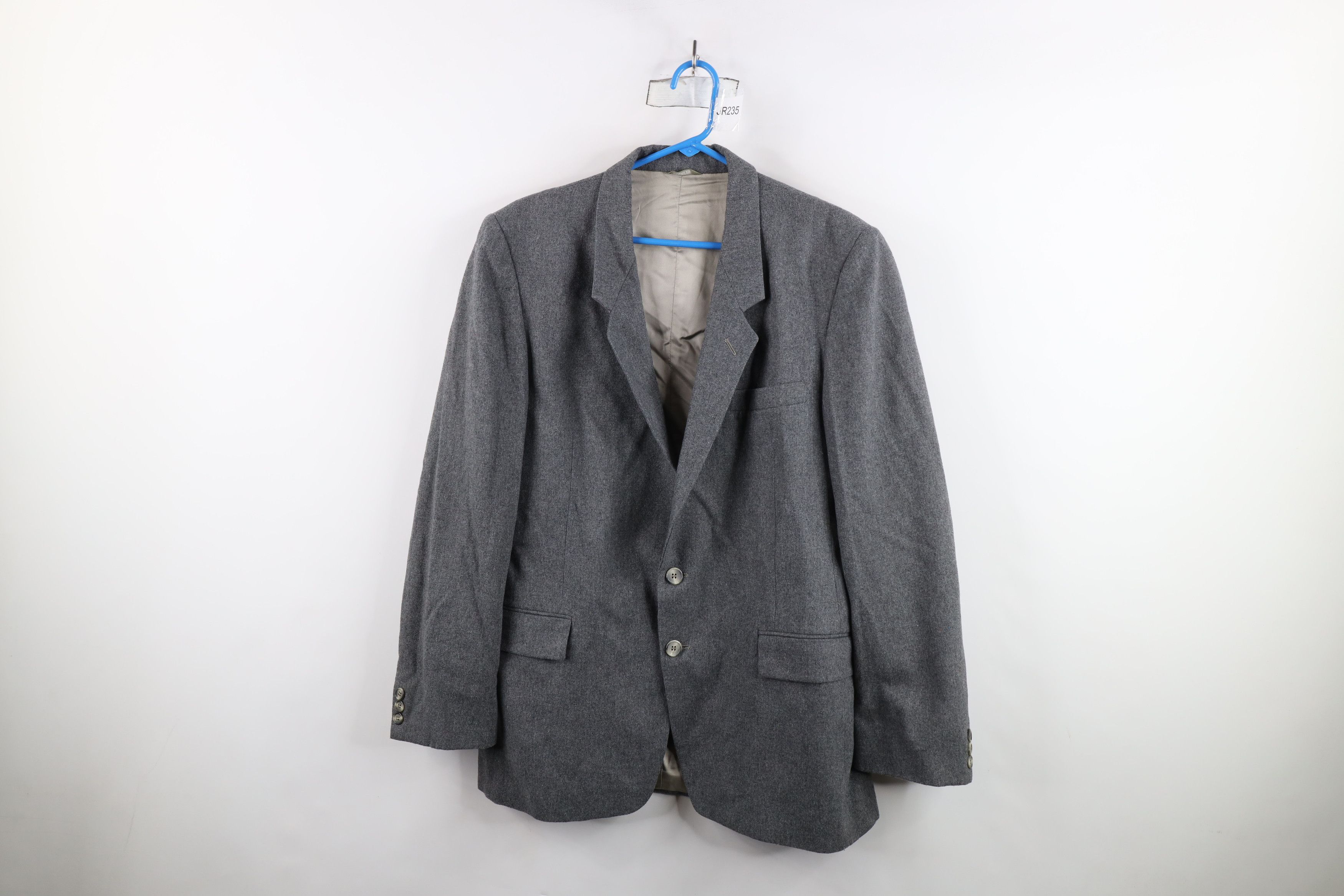 Vintage Vintage 70s Streetwear 2 Button Suit Coat Blazer Jacket Gray Size US L / EU 52-54 / 3 - 1 Thumbnail