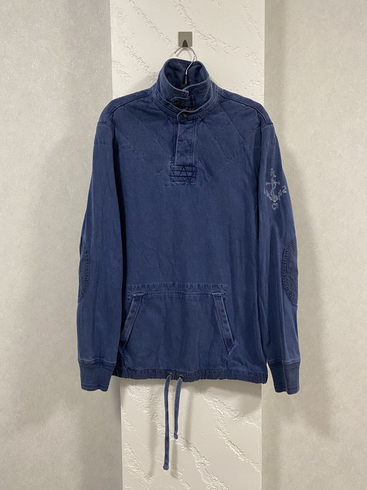 Polo Ralph Lauren × Vintage Rare Polo RL Military U.S. Navy 1/4 button Pullover Sz: M Size US M / EU 48-50 / 2 - 2 Thumbnail
