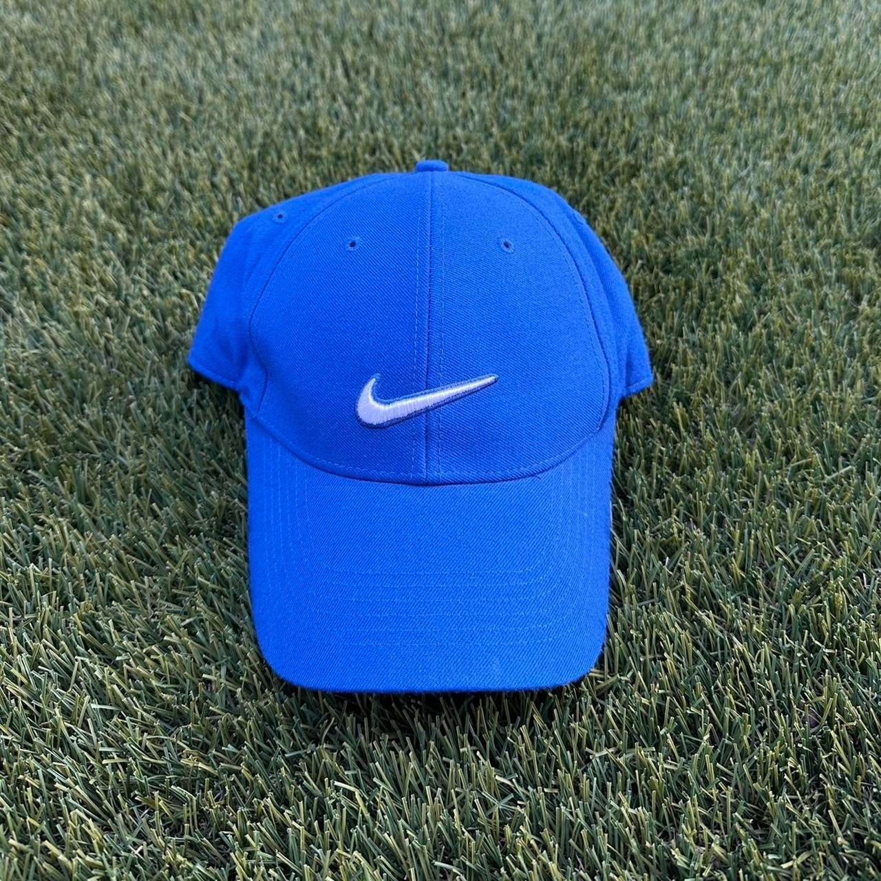 Nike × Vintage Y2K Nike Check Fitted Hat Size ONE SIZE - 1 Thumbnail