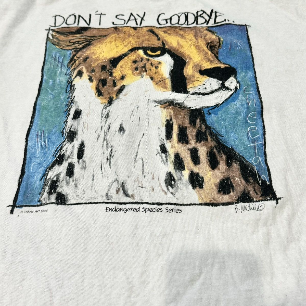 Vintage VINTAGE ENDANGERED SPECIES TEE! Size US XL / EU 56 / 4 - 5 Thumbnail