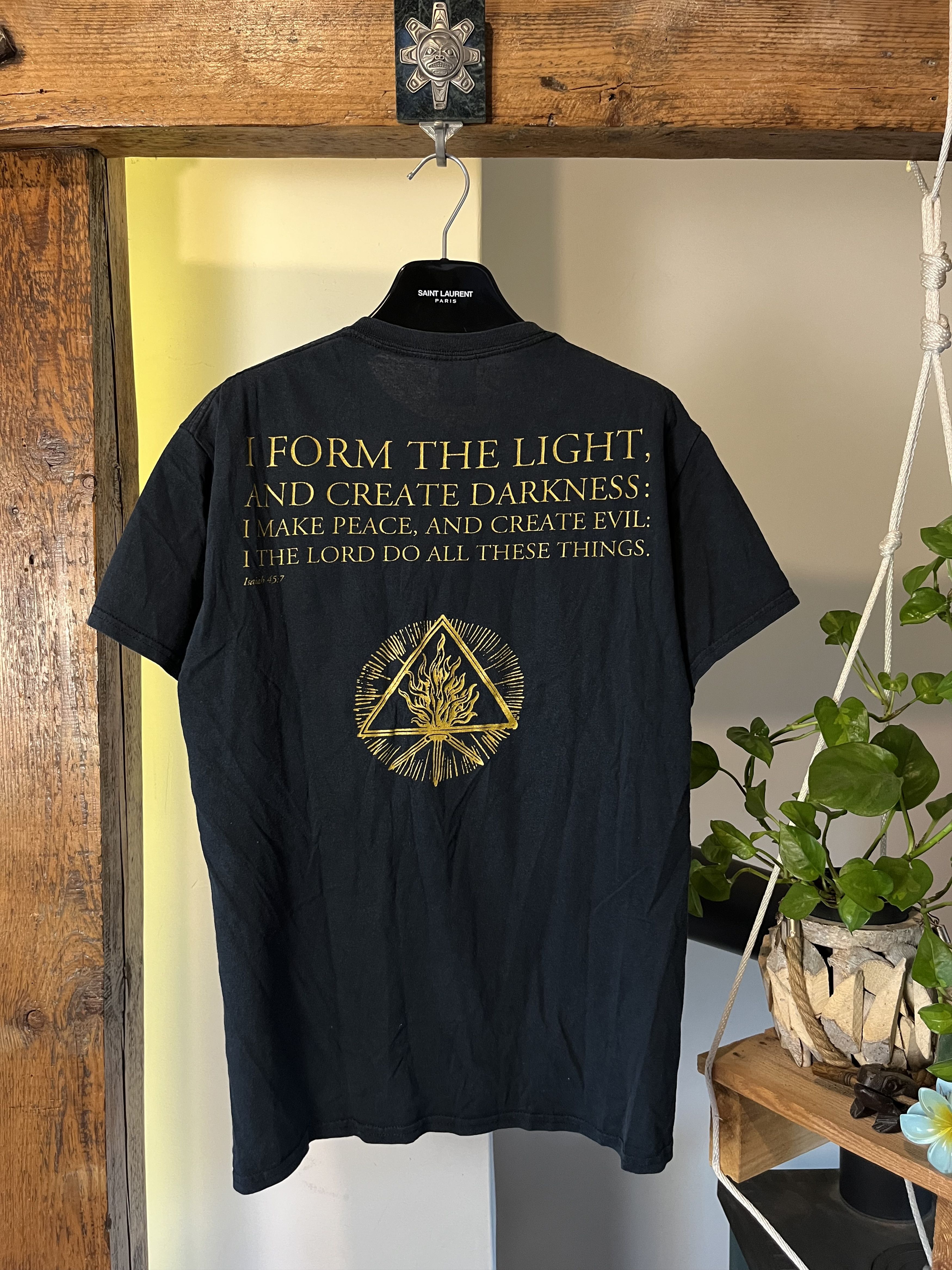 Band Tees Behemoth Isaiah Quote Black Metal Band Tee Rare Size US M / EU 48-50 / 2 - 2 Thumbnail