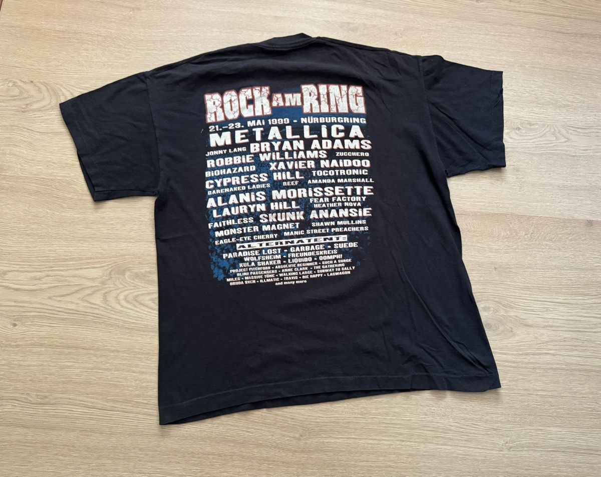 Band Tees Vintage 90s 1999 Rock Am Ring Concert Band Metallica T-Shirt Size US L / EU 52-54 / 3 - 6 Thumbnail