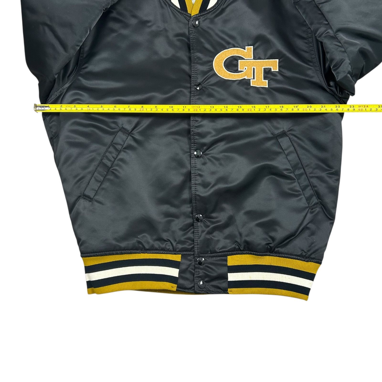 NBA VTG 90s NCAA GEORGIA TECH YELLOW STARTER SATIN JACKET Size US M / EU 48-50 / 2 - 12 Thumbnail