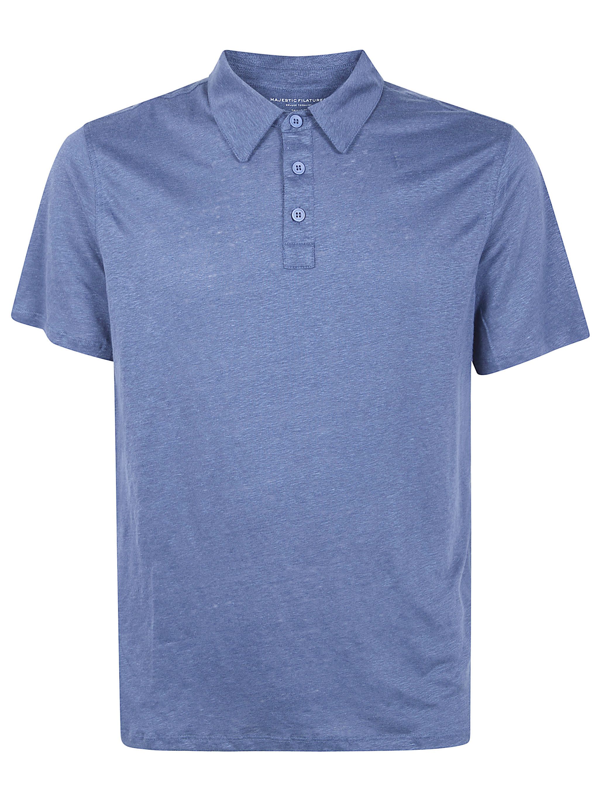Majestic LINEN SHORT SLEEVES POLO SHIRT Size US M / EU 48-50 / 2 - 1 Thumbnail