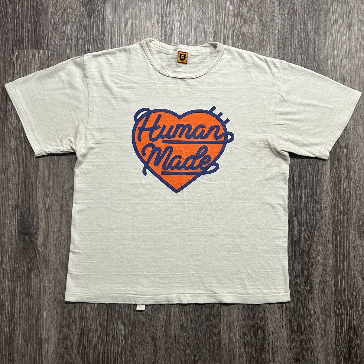 Pre-owned Human Made Heart T Shirt Size Xl In White