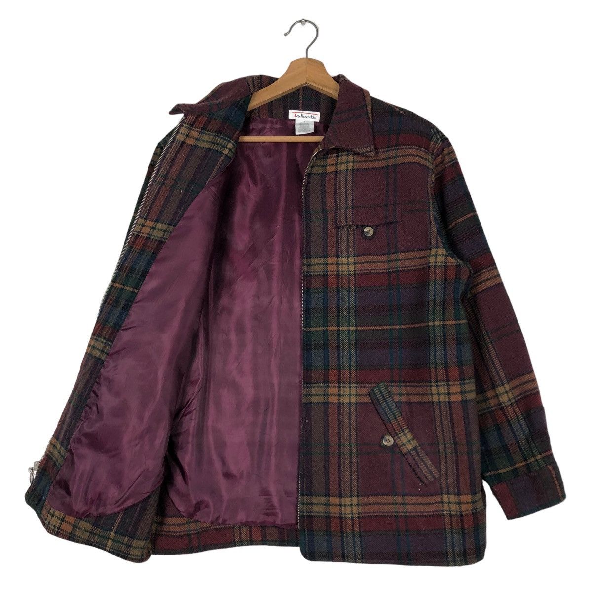 Issey Miyake 🔥Vintage Wool Work Chore Jacket Talbots Japan Tartan Design Size US S / EU 44-46 / 1 - 11 Thumbnail