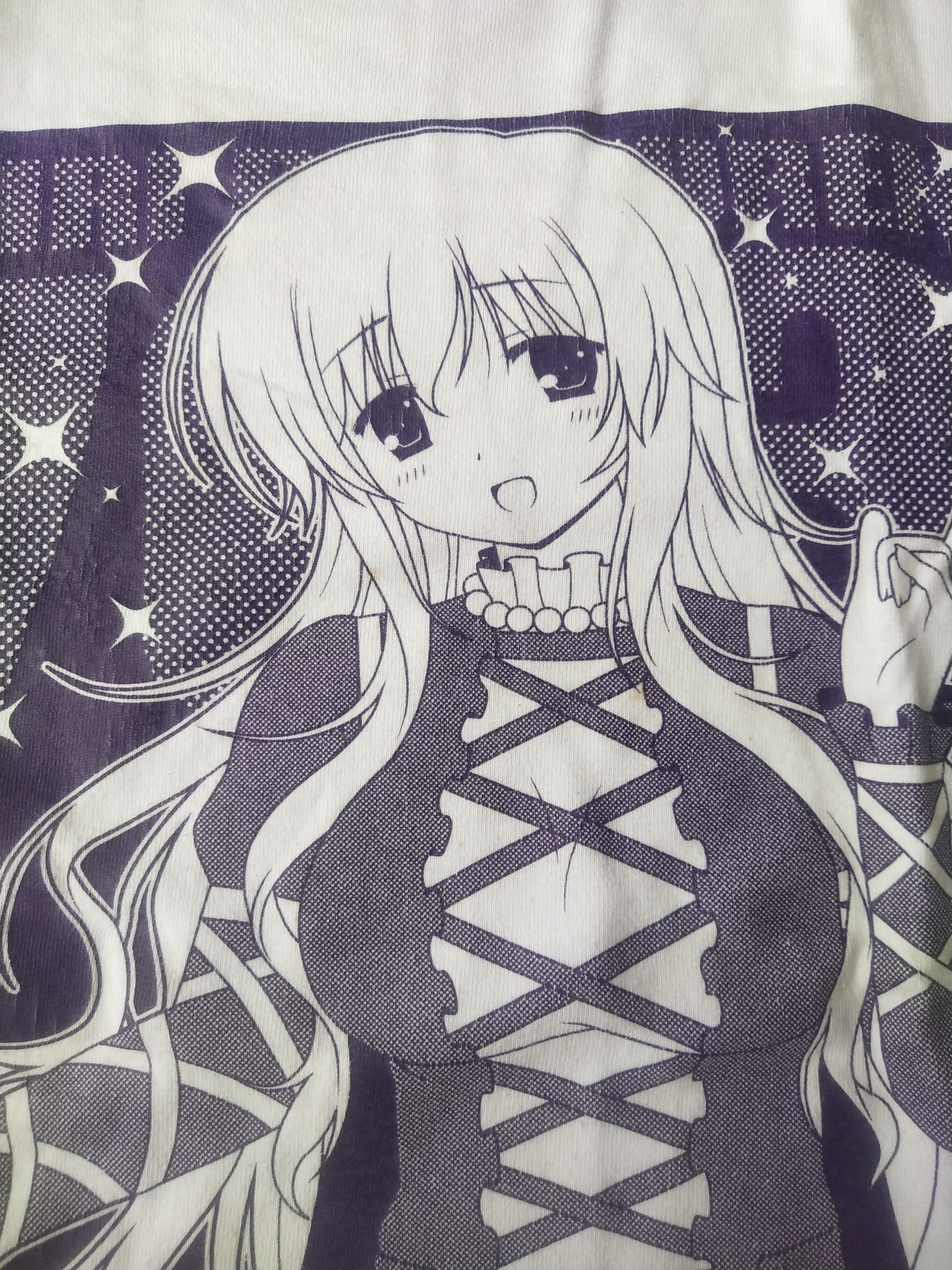 Anime Touhou Project Byakuren Hijiri Graphic Waifu Anime Tee Size US M / EU 48-50 / 2 - 4 Thumbnail