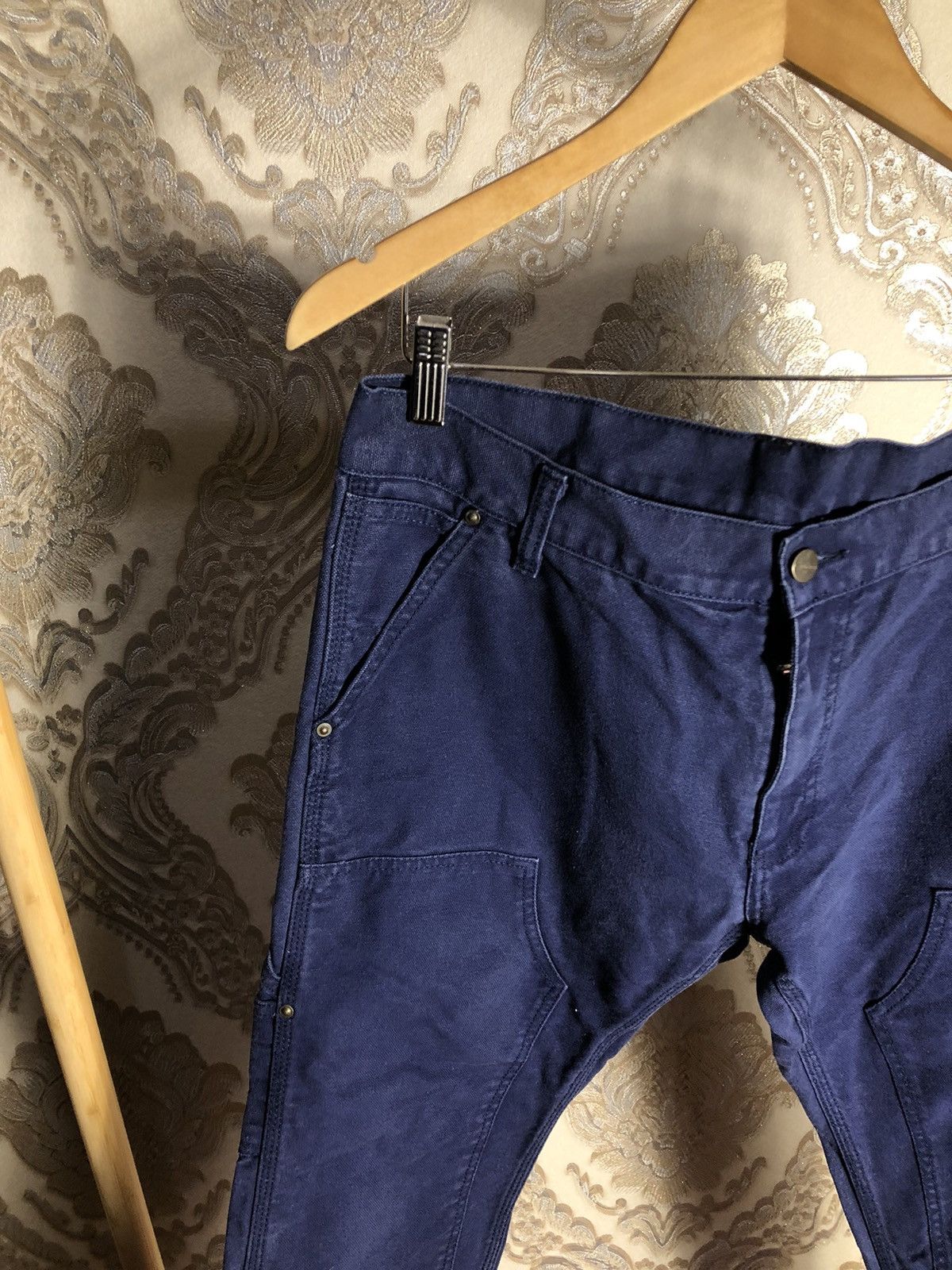Carhartt Wip × Vintage VERY RARE CARHARTT WORK IN PROGRESS LINCOLN DOUBLE KNEE PANT Size US 33 - 4 Thumbnail