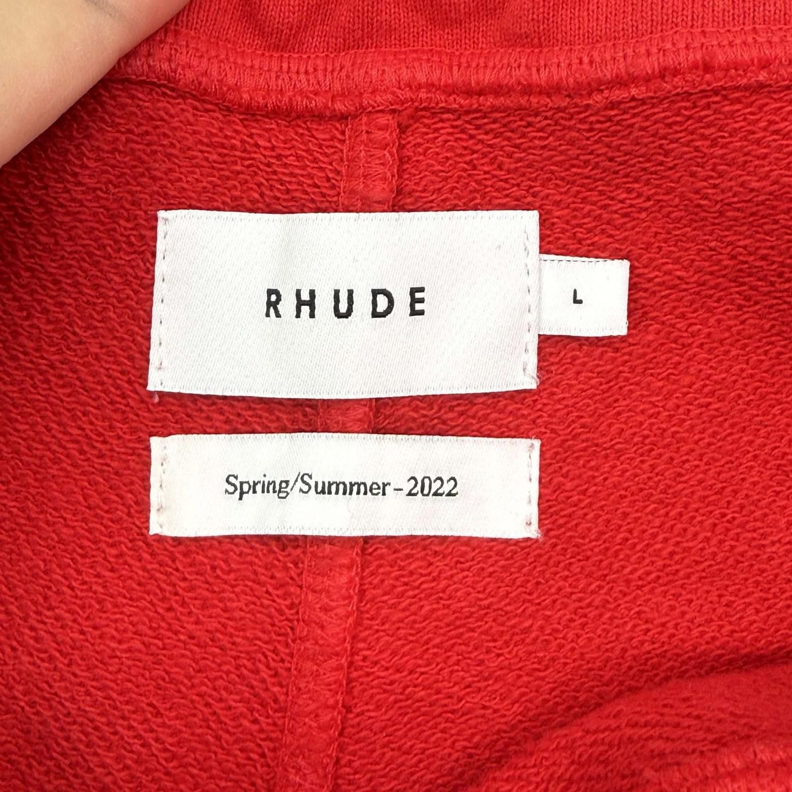 Rhude Rhude Sweat Shorts VTG Red L Size US 34 / EU 50 - 4 Thumbnail