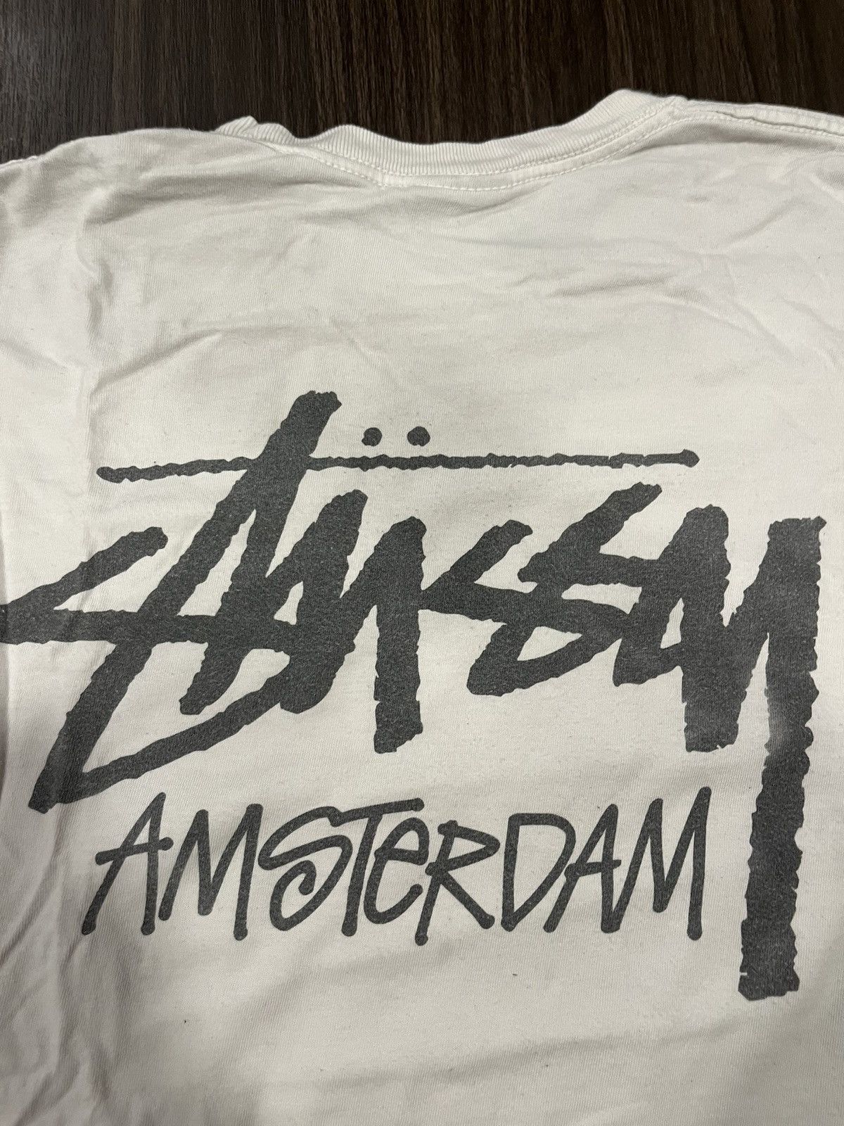 Stussy RARE Stussy Amsterdam Chapter Tee, Medium, White, Used