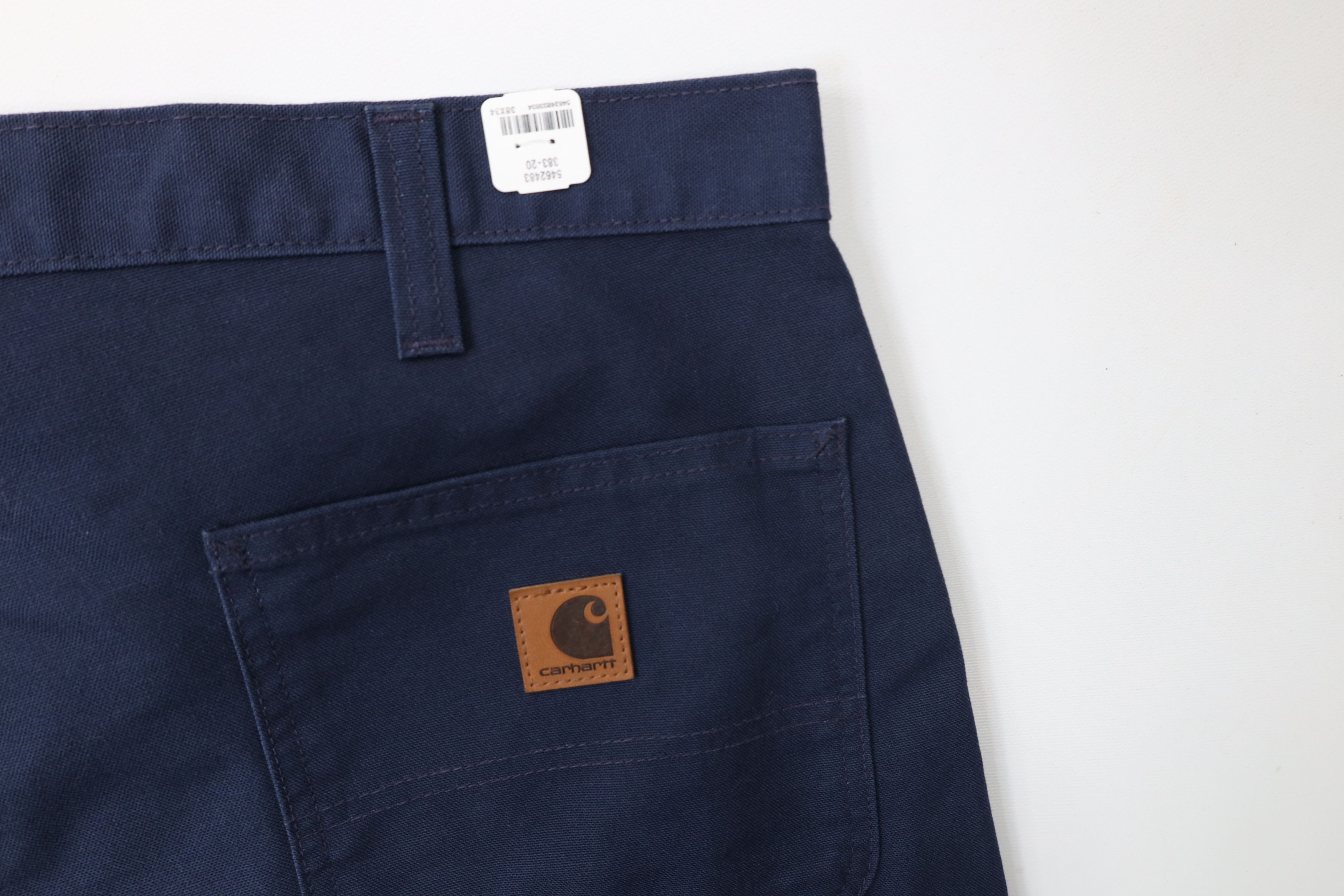 Carhartt × Vintage Deadstock Vintage Y2K Carhartt Wide Leg Dungaree Pants Blue Size US 38 / EU 54 - 11 Thumbnail