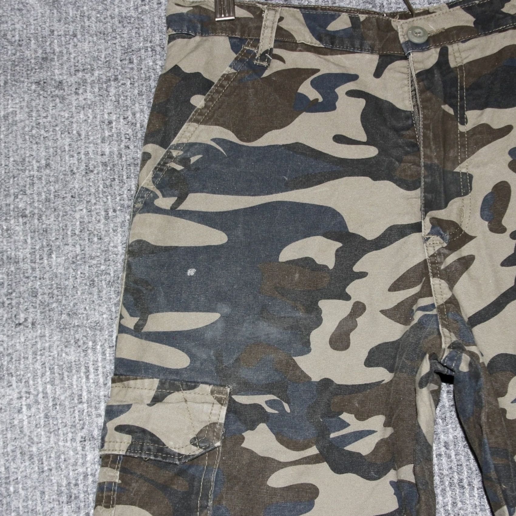 Vintage Bridge Head Angle Cargo Pants Mens 32x30 Camouflage Utility Pockets Style 1167 - Brown Size US 32 / EU 48 - 4 Thumbnail