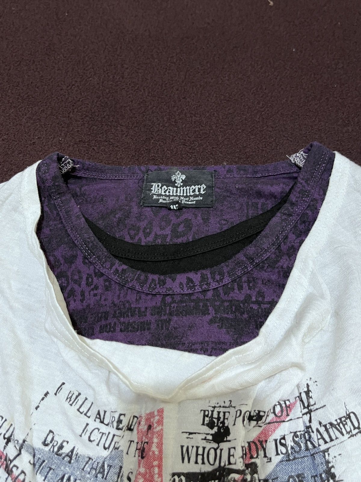 Japanese Brand Beaumere Triple Layer Uk punk style Size US M / EU 48-50 / 2 - 6 Thumbnail