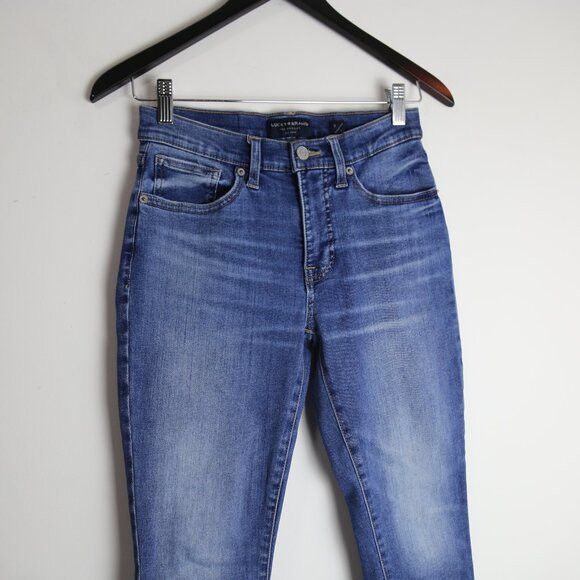 Lucky Brand Lucky Brand Womens Mid Rise Ava Skinny Crop Jeans Sz 2/26 Size 26" / US 2 / IT 38 - 2 Thumbnail