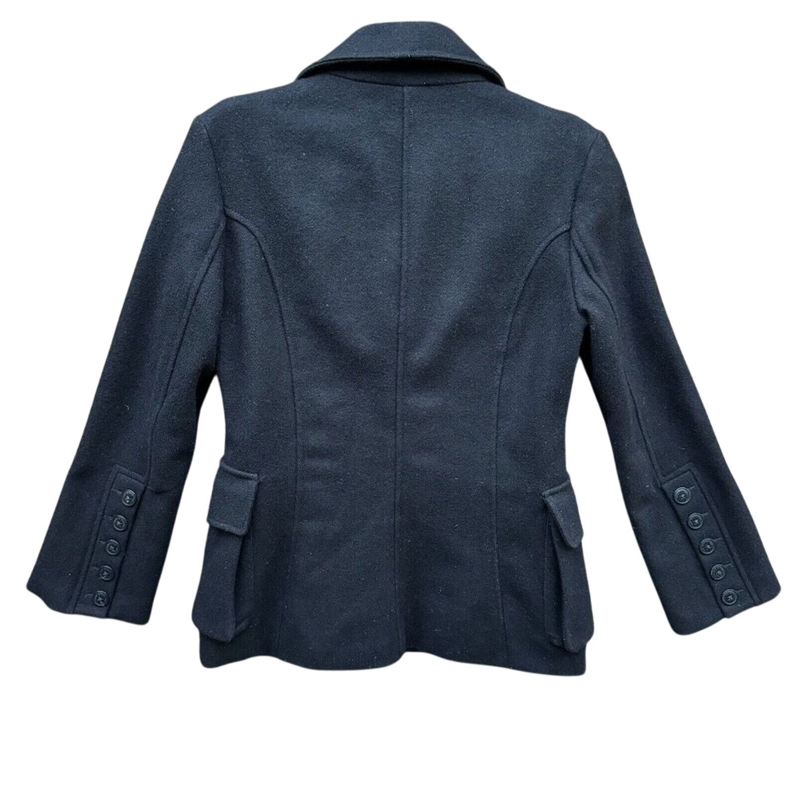 Tommy Hilfiger Tommy Hilfiger Womens Medium Polyester Wool Blend Pea Coat Size M / US 6-8 / IT 42-44 - 2 Thumbnail