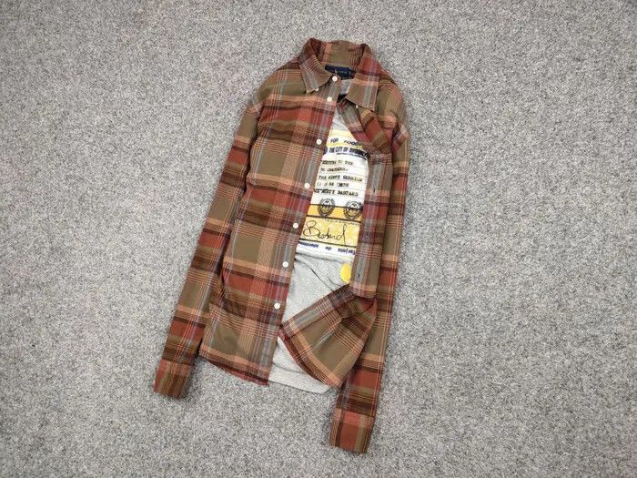 Polo Ralph Lauren Vintage Flannel Shirt Travis Scott Style Streetwear Hype Size US XL / EU 56 / 4 - 4 Thumbnail