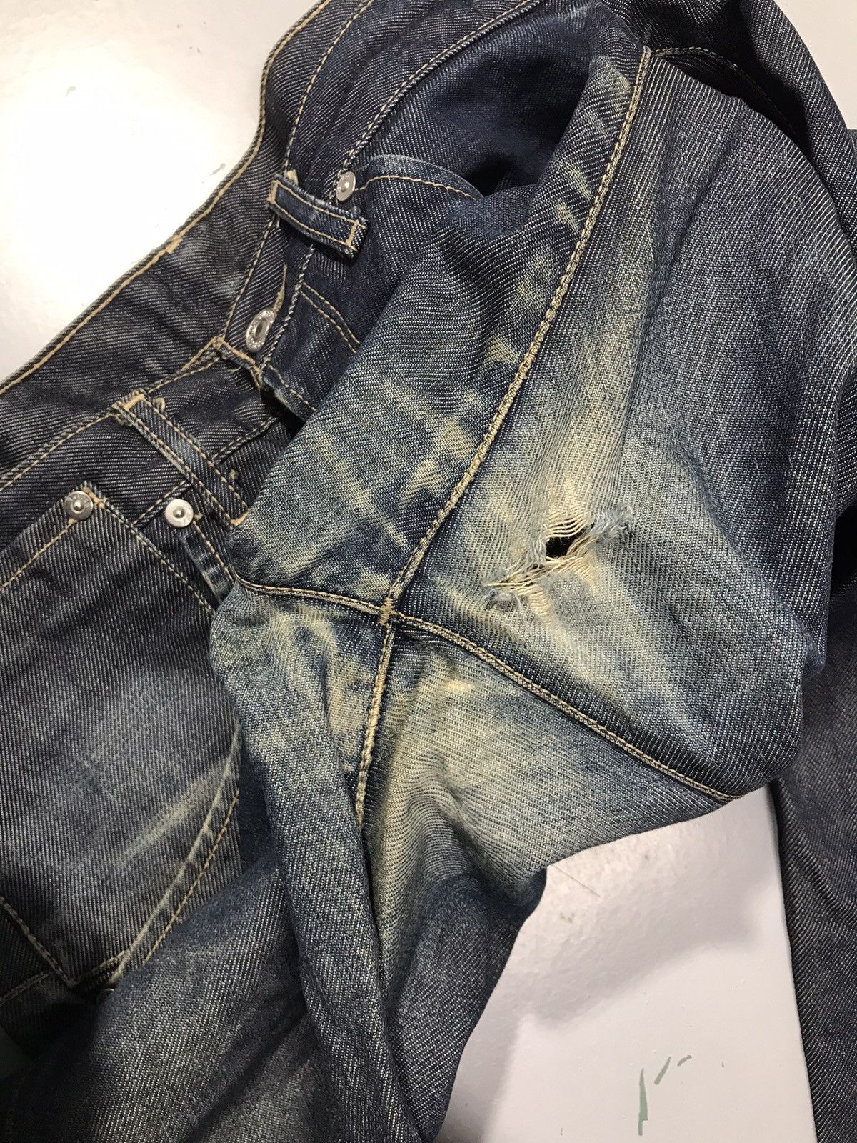 Levi's Vintage Levi’s engineer jeans denim Size US 34 / EU 50 - 6 Thumbnail