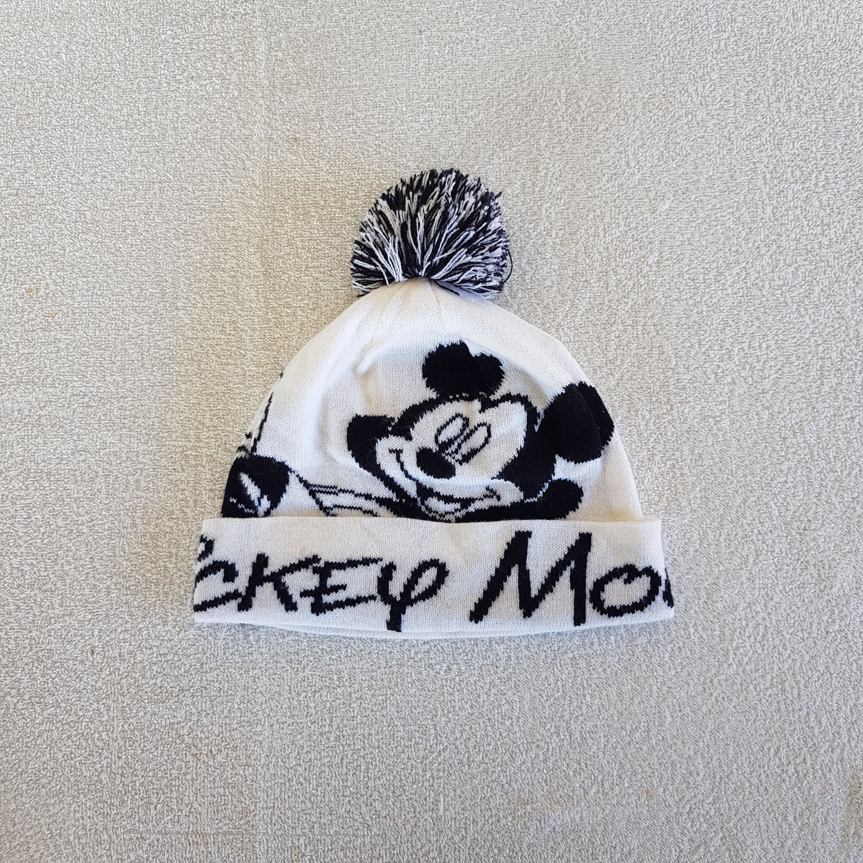 Disney Vintage Mickey Mouse Beanie Cartoon Disney Snow Caps Ski Hat Size ONE SIZE - 6 Thumbnail