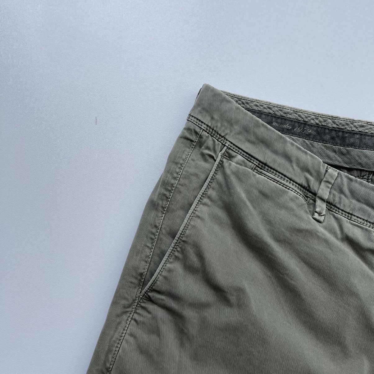 Moncler Moncler Garment Classic Slim Fit Chino Stretch Pants Olive Size US 36 / EU 52 - 4 Thumbnail