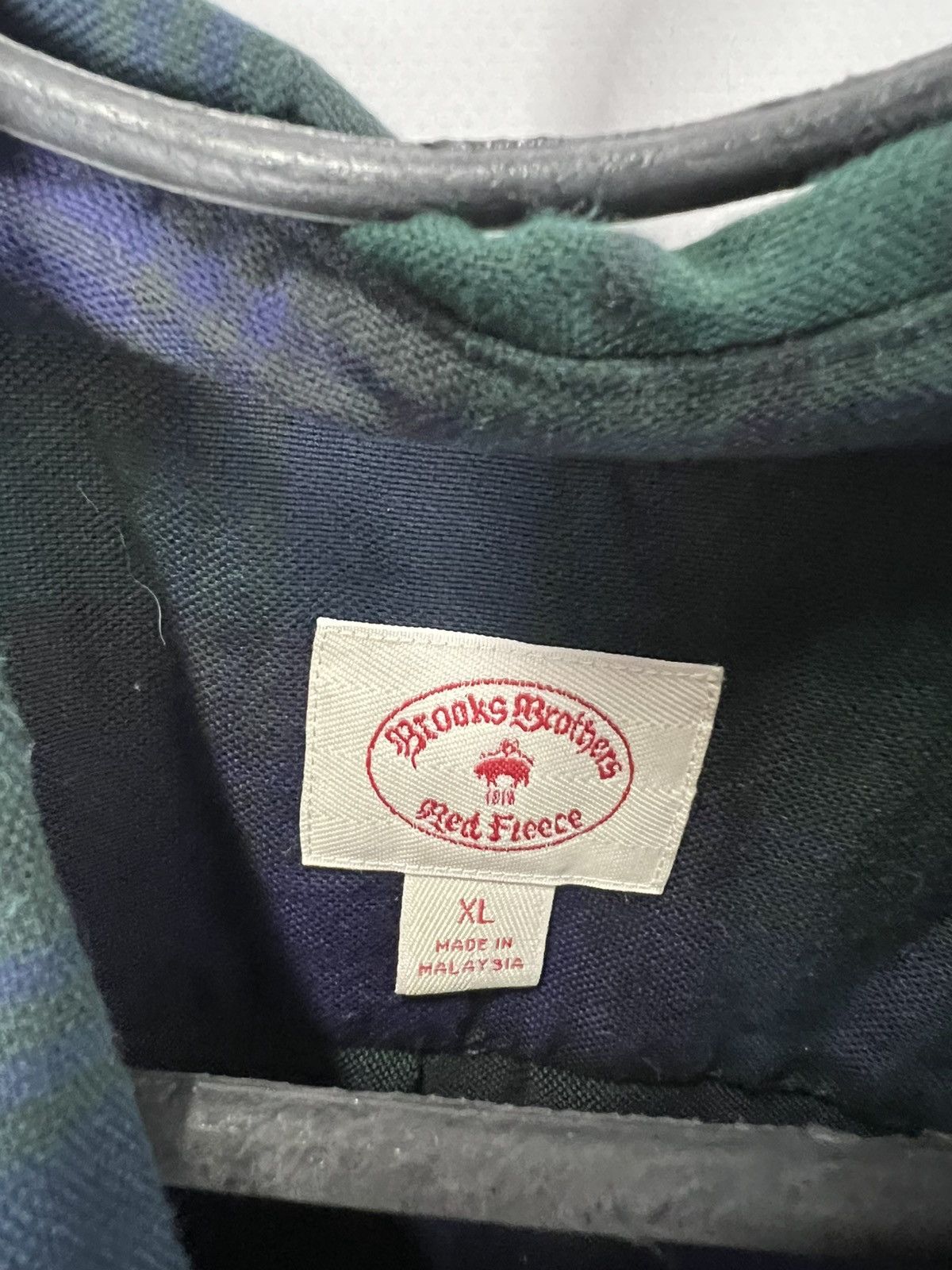Brooks Brothers Vintage Designer Brooks Brothers Flannel Button Down Shirt Size US XL / EU 56 / 4 - 3 Thumbnail