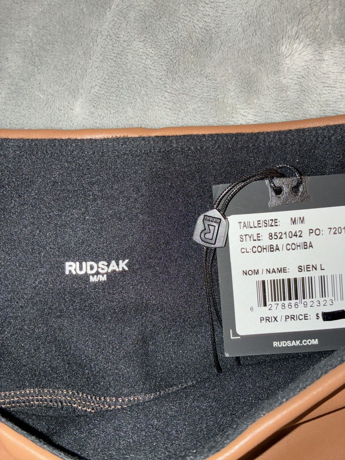 Rudsak Siren L Women’s Stretch Vegan Leather Leggings Size 30" / US 8 / IT 44 - 4 Thumbnail