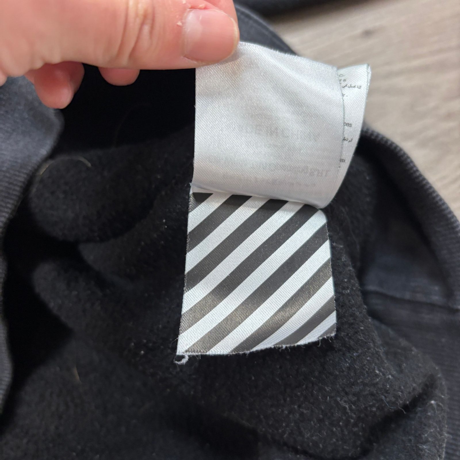 Off-White × Virgil Abloh Off White Virgil Abloh Diagonal Hoodie Men Medium Streetwear Size US M / EU 48-50 / 2 - 10 Thumbnail