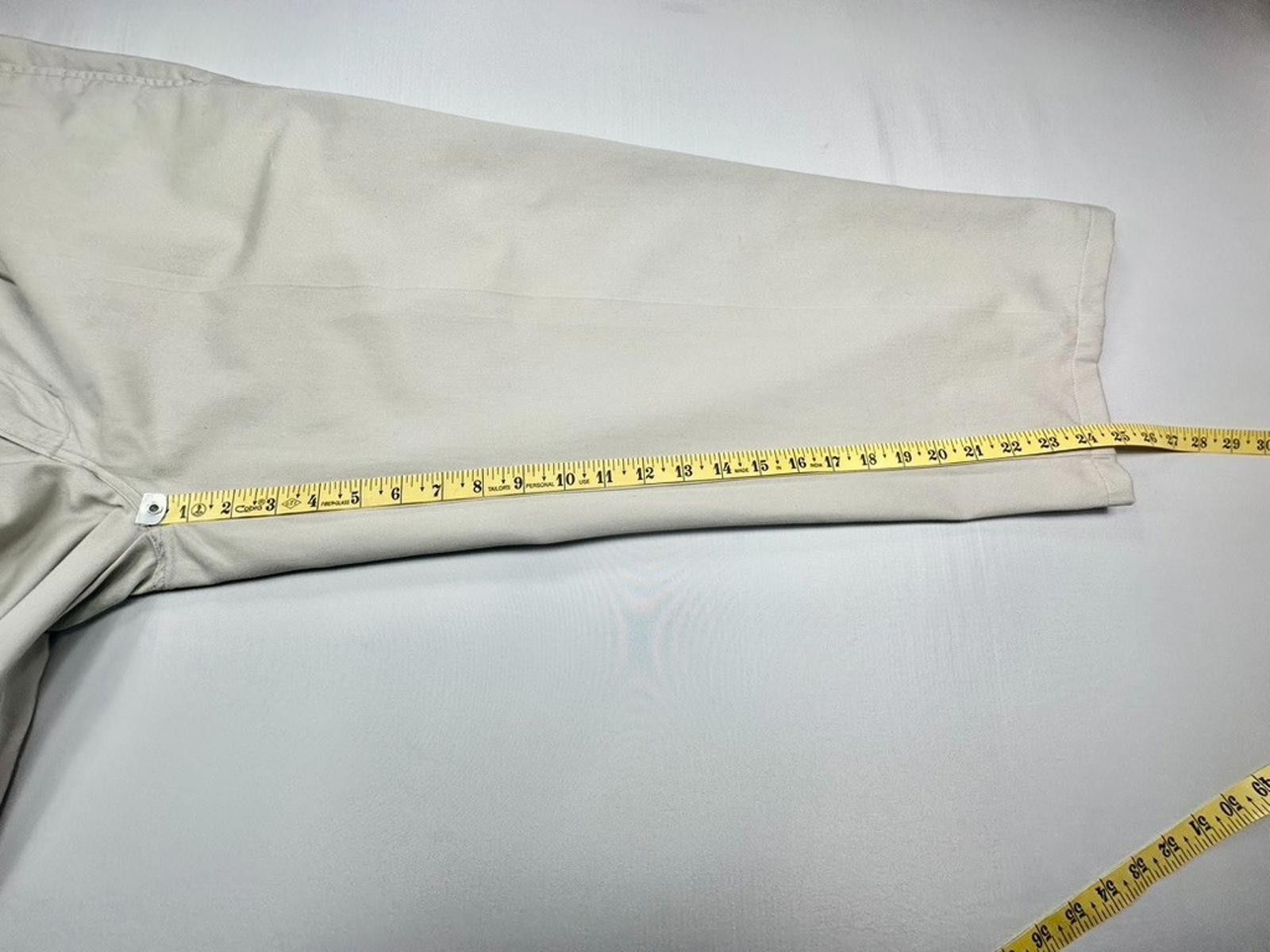 Bugle Boy Bugle Boy Tapered Front 100% Cotton Chinos Khaki Mens 33/34 Size US 33 - 5 Thumbnail