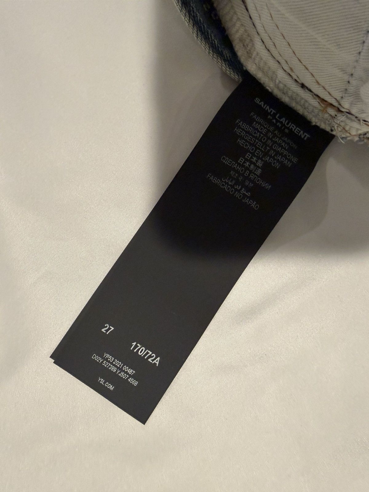 Saint Laurent Paris Saint Laurent men’s santa monica blue jeans. 27. $890 Size US 27 - 10 Thumbnail