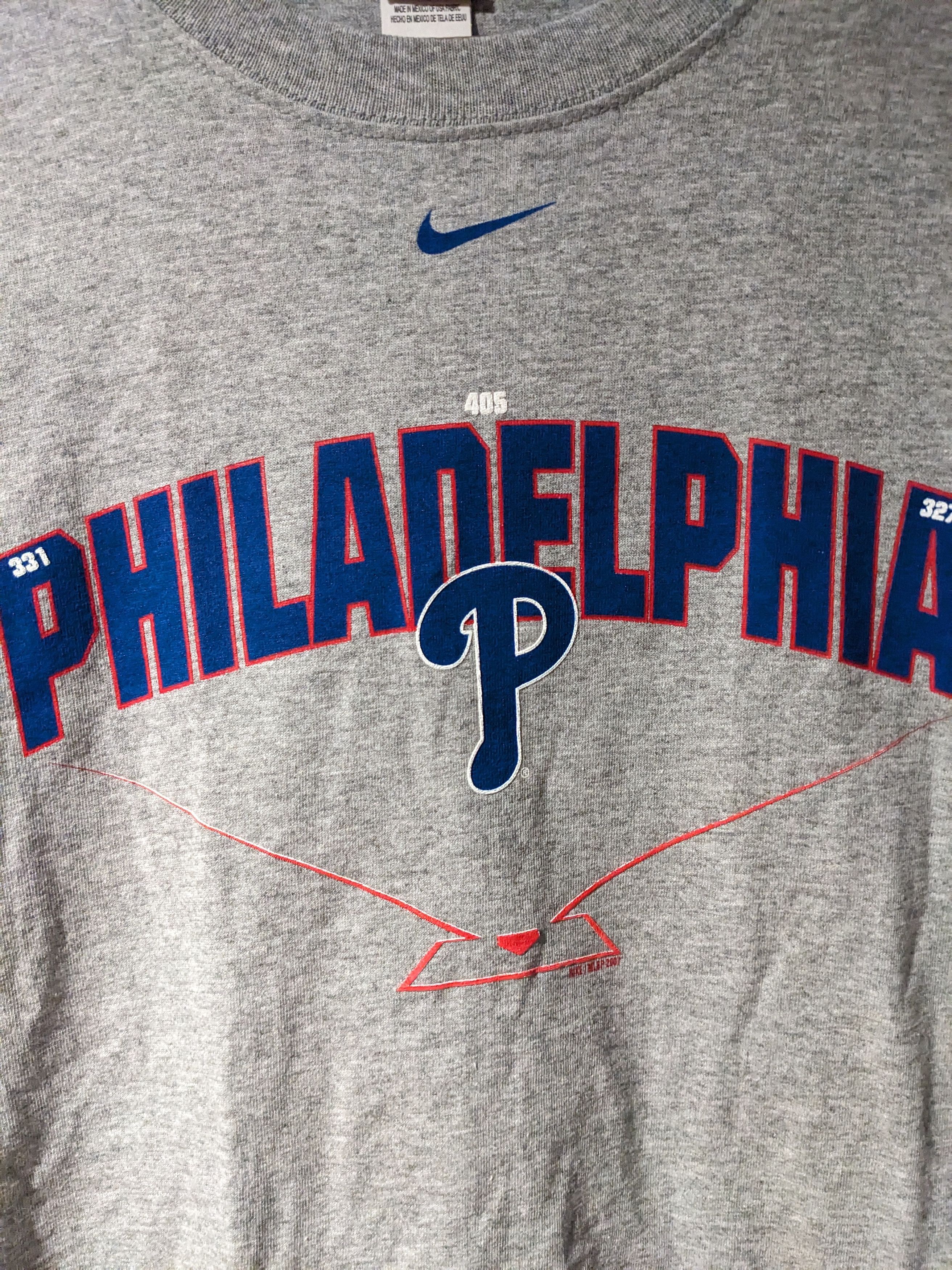 MLB × Vintage Vintage 2007 Phillies Nike Center Swoosh Youth XL T-Shirt Size US XL / EU 56 / 4 - 2 Thumbnail