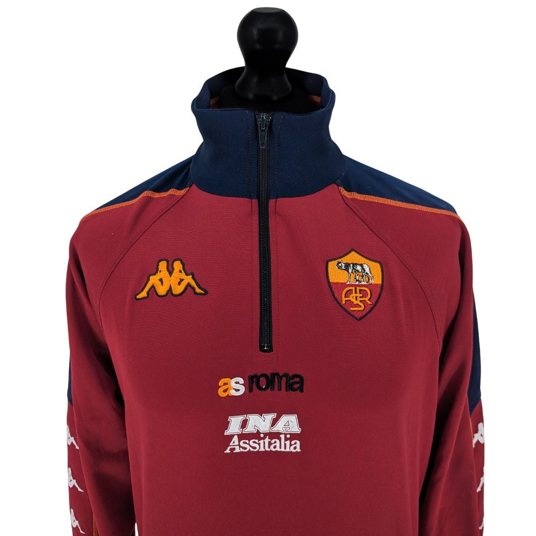 Kappa Roma training football sweatshirt 2000/01 - (XS) Size US XS / EU 42 / 0 - 5 Thumbnail
