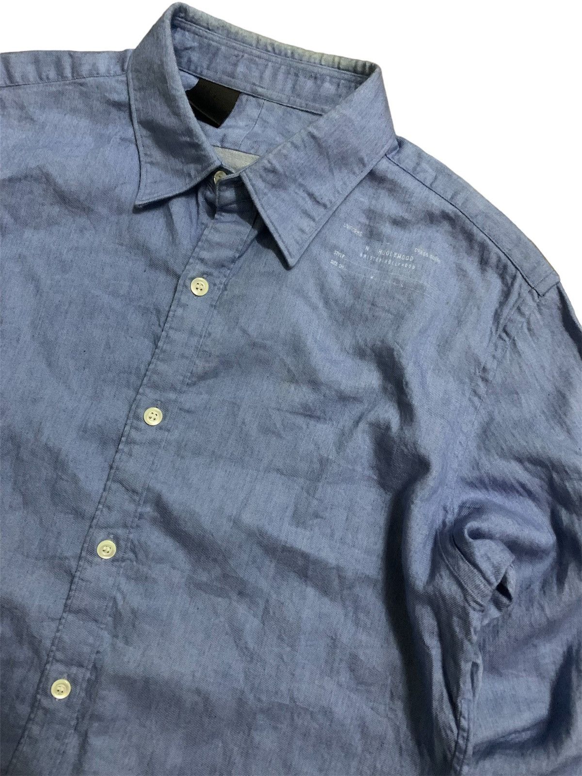 Designer × N.Hoolywood Vtg Mister Hoolywood N. Hoolywood Chambray Shirt Size US M / EU 48-50 / 2 - 4 Thumbnail