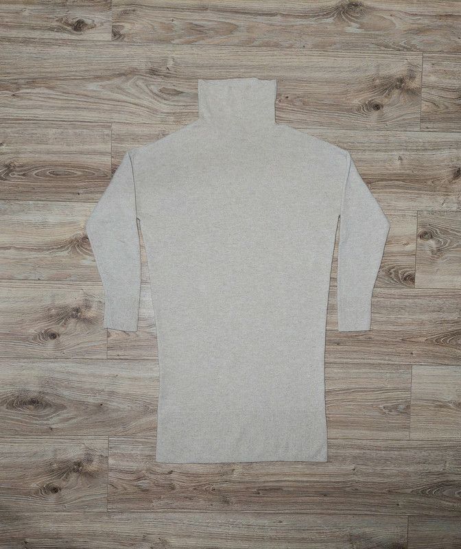 Massimo Dutti 95% wool 5% cashmere turtleneck sweater jumper beige Size S / US 4 / IT 40 - 1 Thumbnail