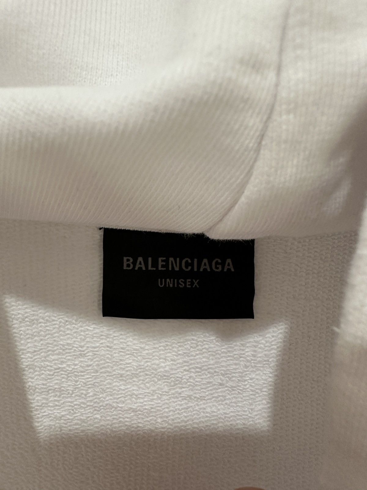 Balenciaga Balenciaga White Bold Logo Hoodie Size US M / EU 48-50 / 2 - 5 Thumbnail