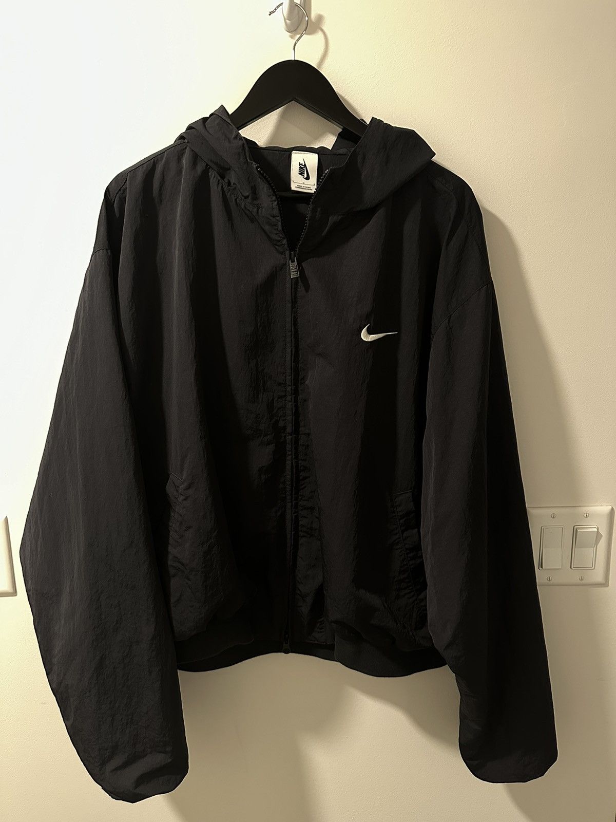 Fear of God × Nike Fear of God x Nike Black Zip-up Waterproof Jacket Size US L / EU 52-54 / 3 - 3 Thumbnail