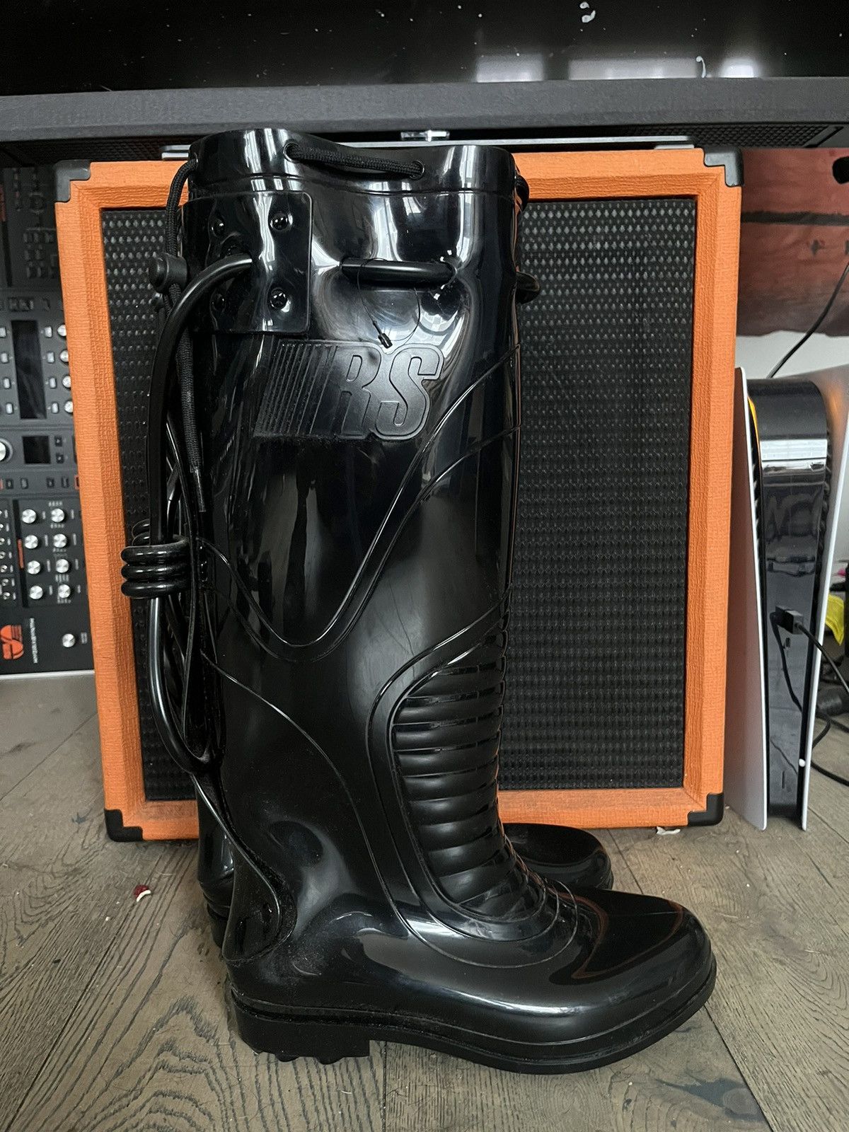 raf simons platform boots