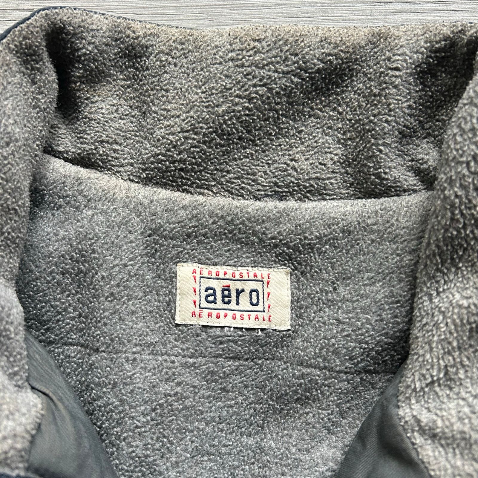 Aeropostale Vintage 1990s Aeropostale A87 Fleece Lined Full Zip Jacket Size US L / EU 52-54 / 3 - 1 Thumbnail