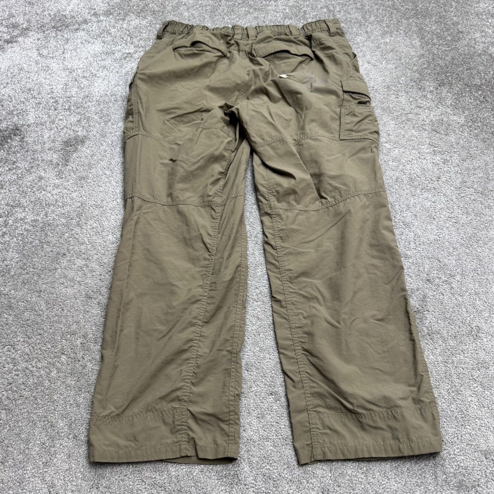Vintage REI Sahara Cargo Pants Mens XL Brown Straight Leg Lightweight Outdoor Hiking Size US 36 / EU 52 - 2 Thumbnail