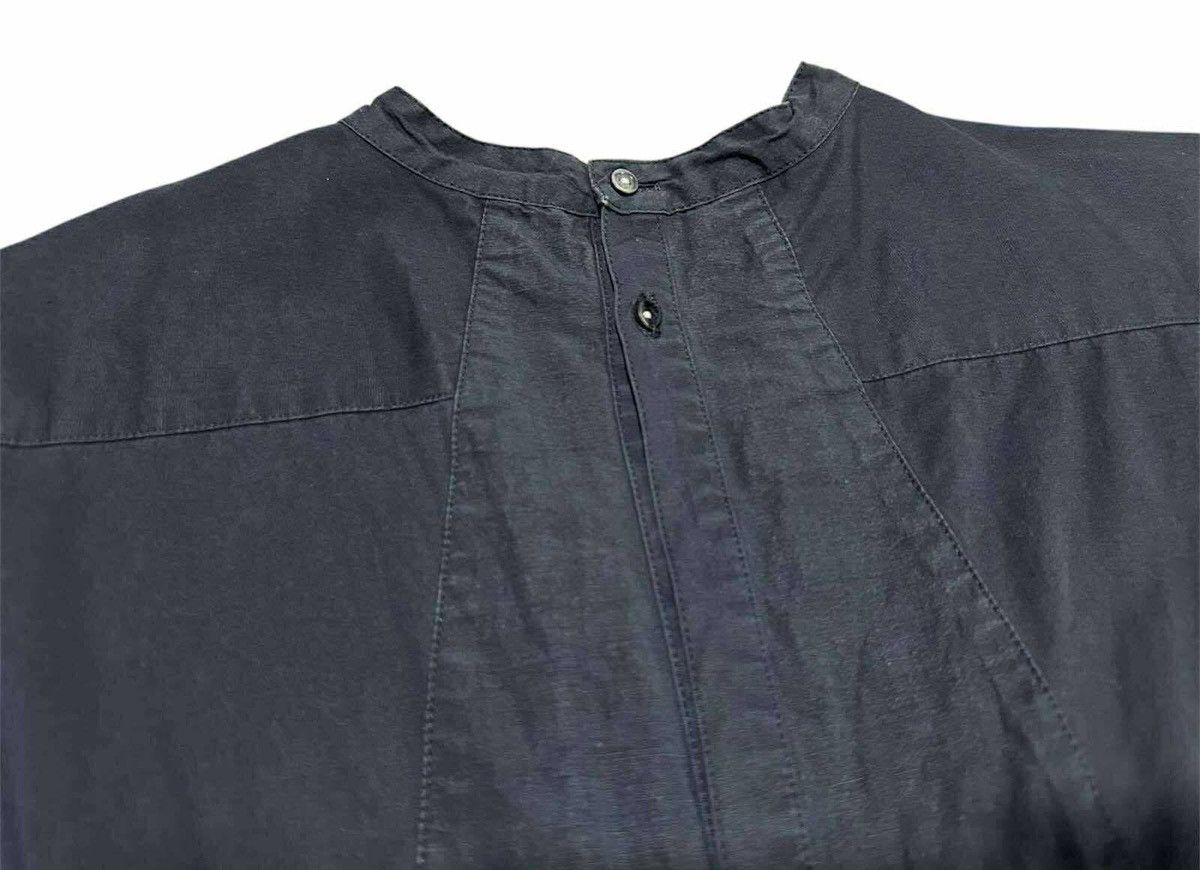 Japanese Brand 🔥Vintage United Arrows Pleated Combination Dress Shirt Size US XL / EU 56 / 4 - 14 Thumbnail