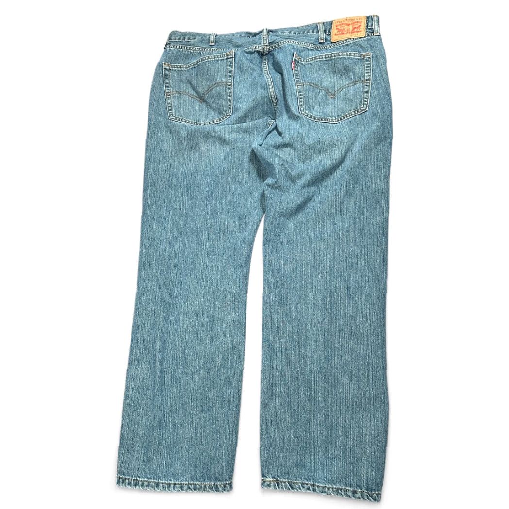 Levi's Levis 559 Jeans Mens 40x29 Blue Relaxed Fit Straight Medium Wash Denim Cotton Size US 40 / EU 56 - 2 Thumbnail