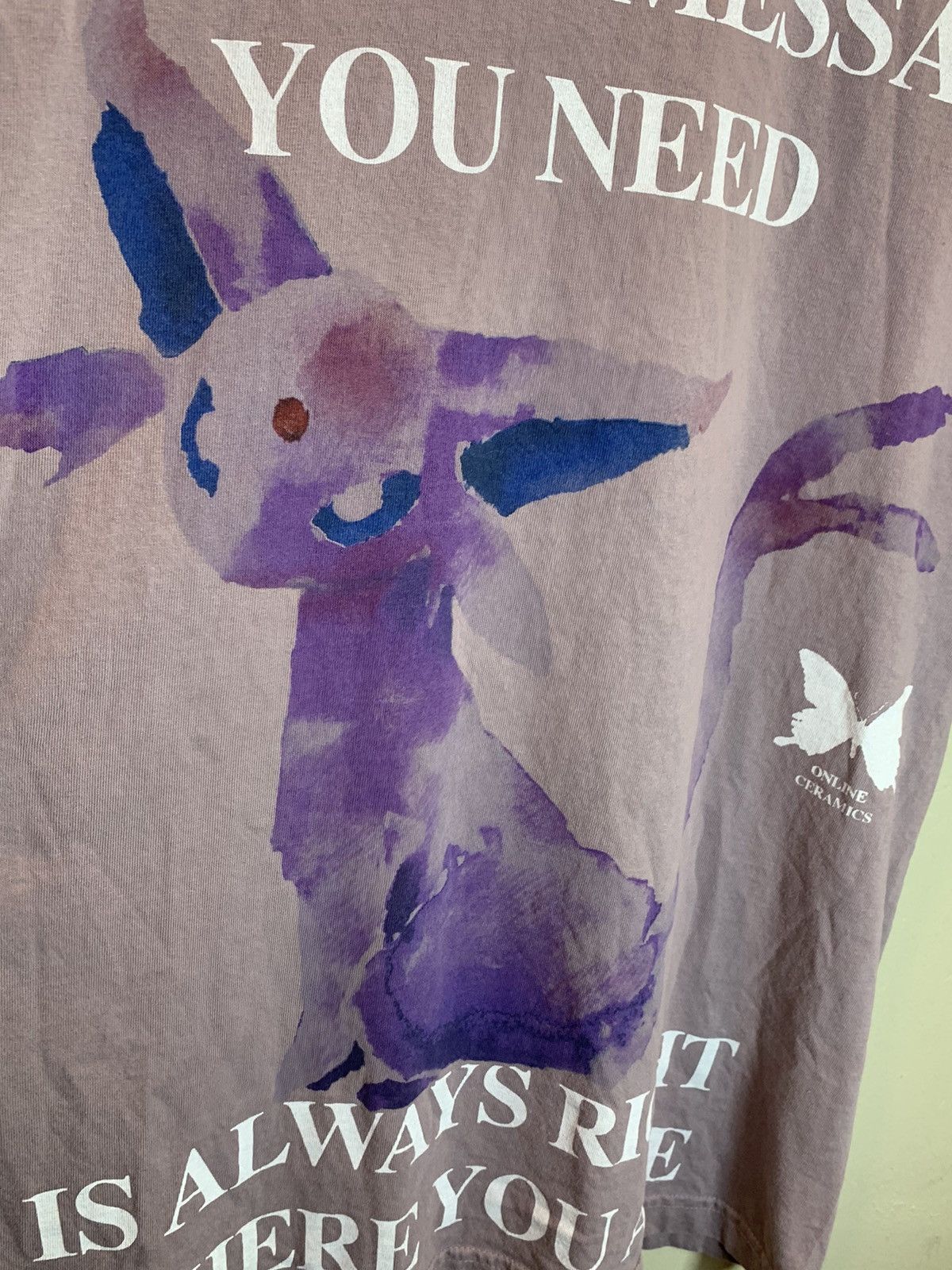 Online Ceramics *RARE* Online Ceramics Message You Need Espeon Pokémon Shirt Size US S / EU 44-46 / 1 - 4 Thumbnail