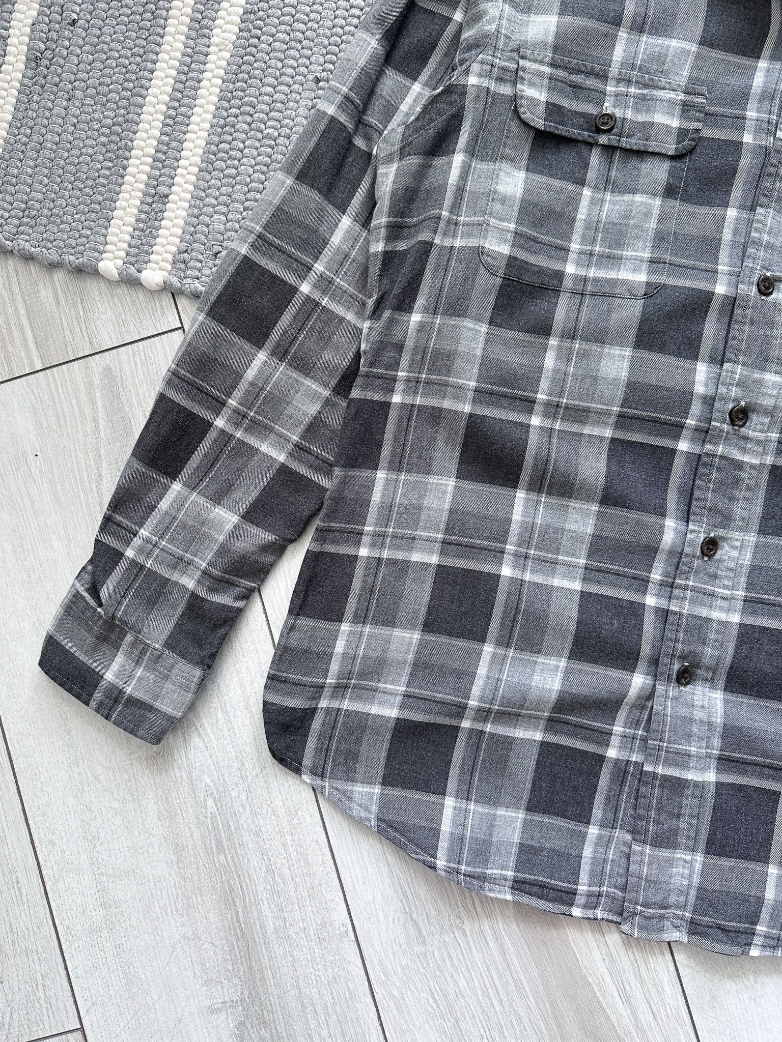 Polo Ralph Lauren Vintage Polo Ralph Lauren Gray Check Shirt Size US M / EU 48-50 / 2 - 5 Thumbnail