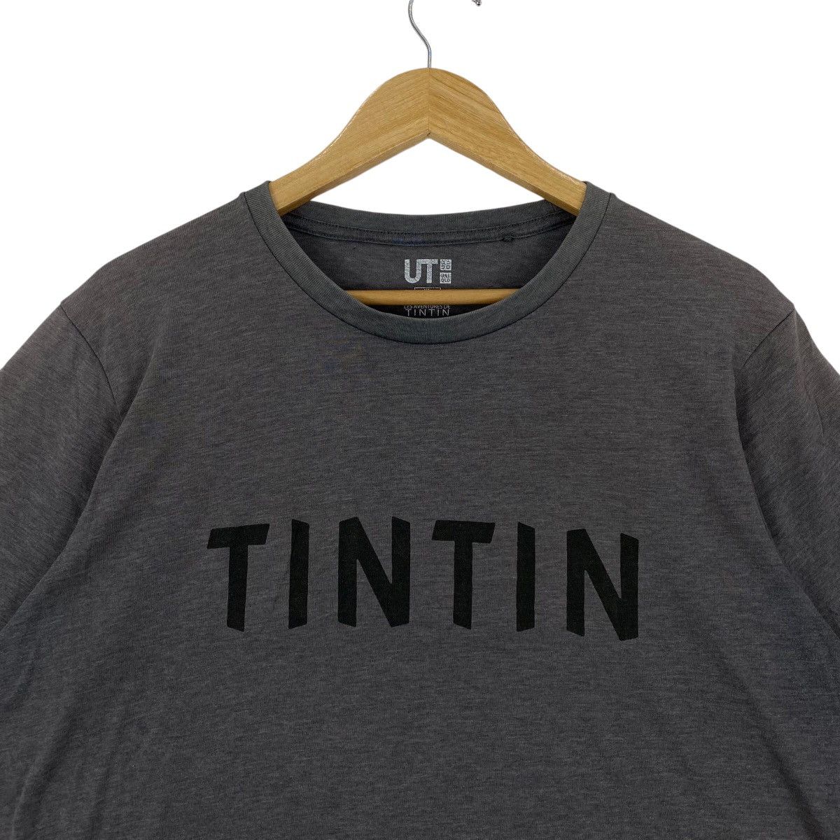Uniqlo UNIQLO x ADVENTURE TINTIN Cartoon Detective Tee Shirt Film Size US XL / EU 56 / 4 - 2 Thumbnail