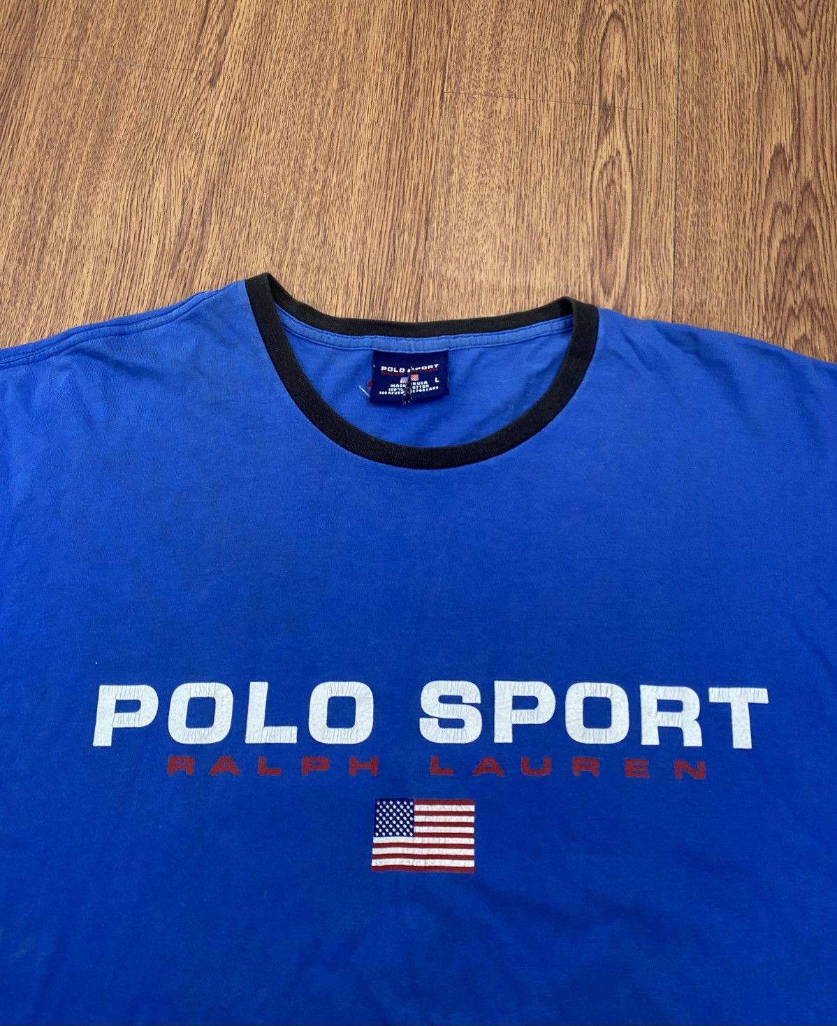 Polo Ralph Lauren Vintage Polo Ralph Lauren OG t-shirt Size US L / EU 52-54 / 3 - 2 Thumbnail