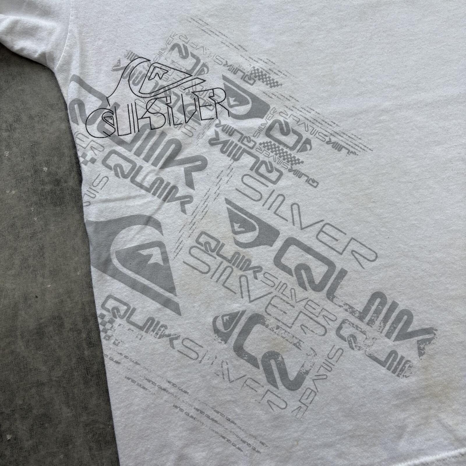 Quiksilver Vintage Y2K Quiksilver Graphic Surf Skate Snowboard Shirt Size US M / EU 48-50 / 2 - 3 Thumbnail