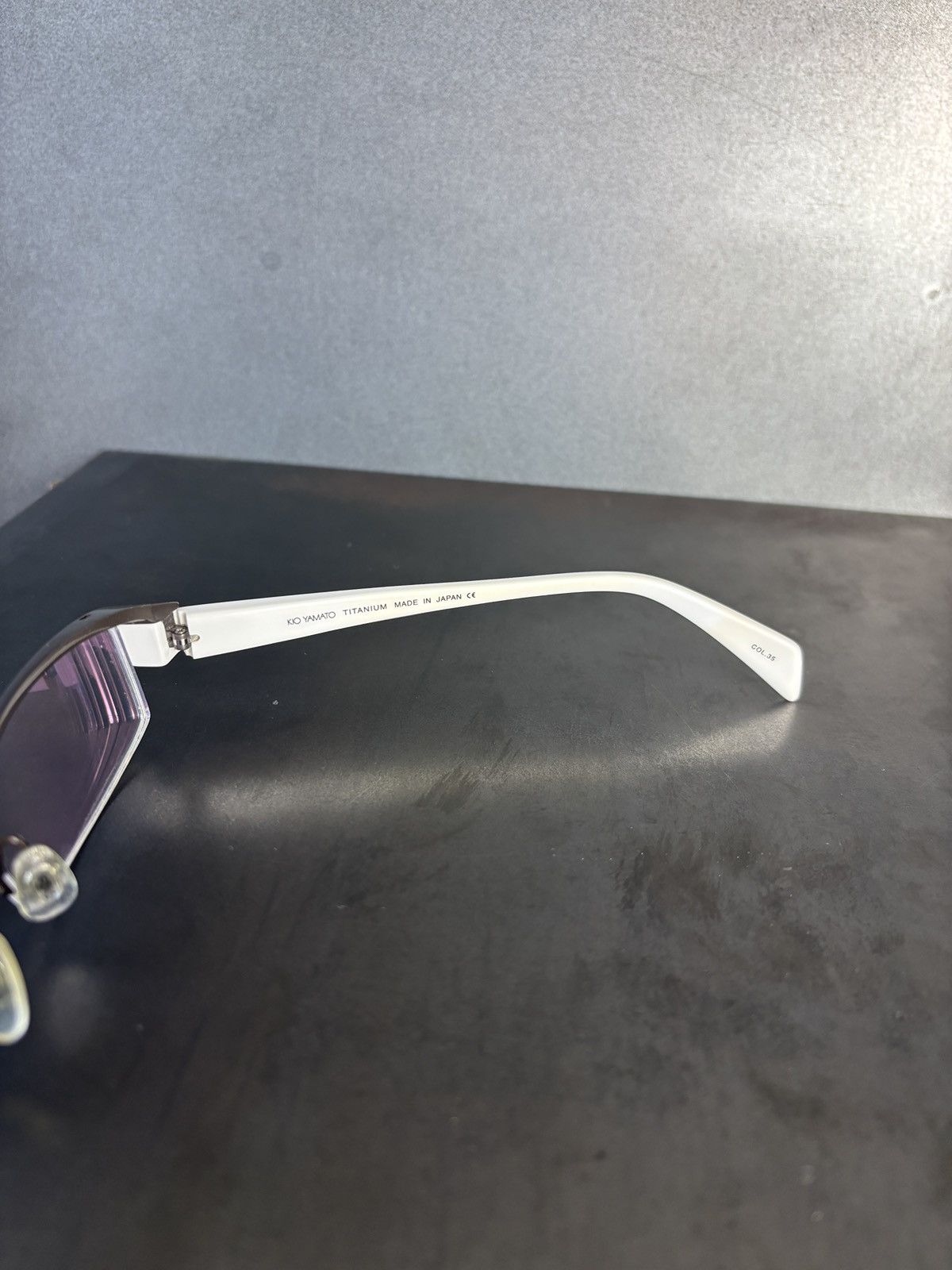 Japanese Brand × Other Y2K Kio Yamato Japan Titanium Glider Glasses HalfRim KT-277A Size ONE SIZE - 3 Thumbnail