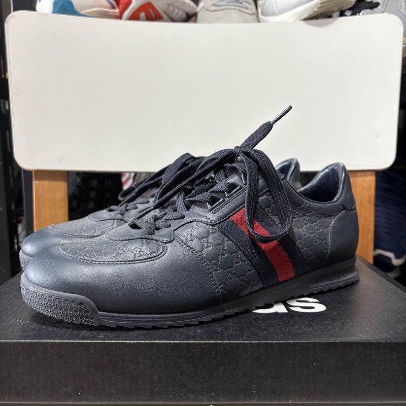 Gucci Leather Low-Top Casual Sneakers for Men -